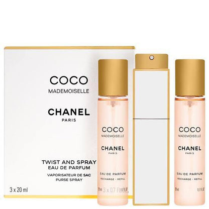 Chanel Coco Mademoiselle Twist And Spray Eau De Parfum 3x20ml